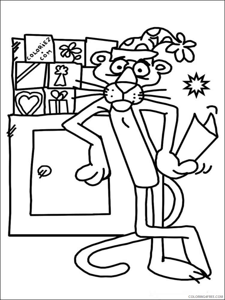 Pink Panther Coloring Pages TV Film pink panther cartoon 17 Printable 2020 06295 Coloring4free