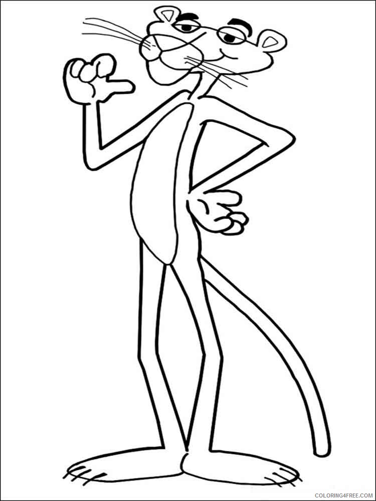 Pink Panther Coloring Pages TV Film pink panther cartoon 18 Printable 2020 06296 Coloring4free