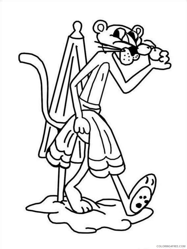 Pink Panther Coloring Pages TV Film pink panther cartoon 19 Printable 2020 06297 Coloring4free