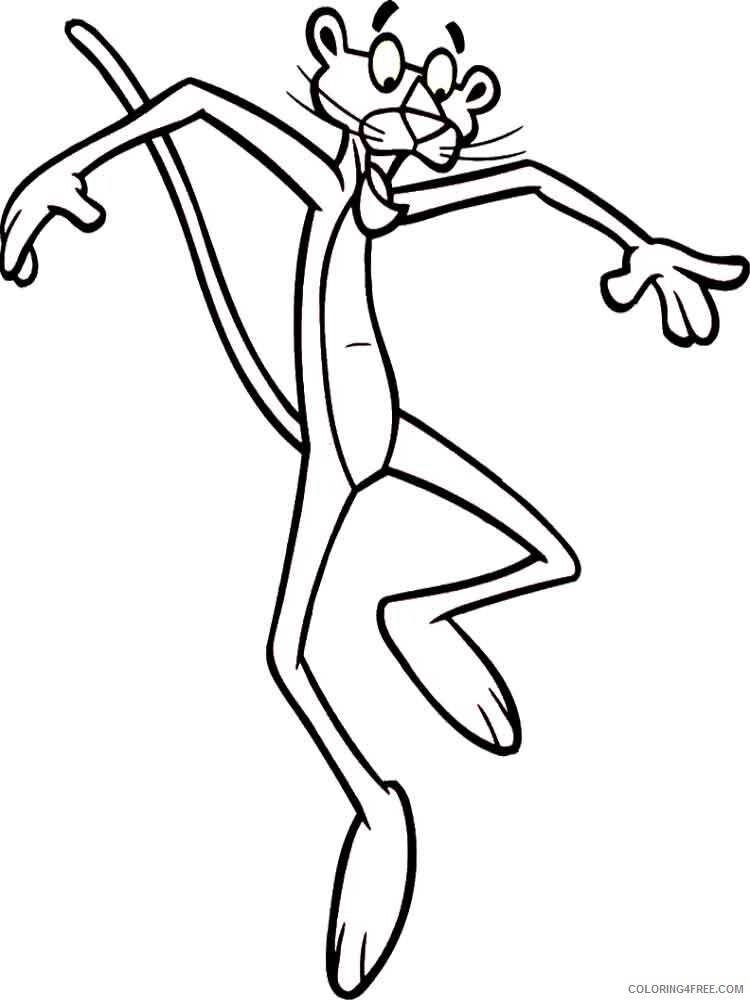 Pink Panther Coloring Pages TV Film pink panther cartoon 5 Printable 2020 06301 Coloring4free