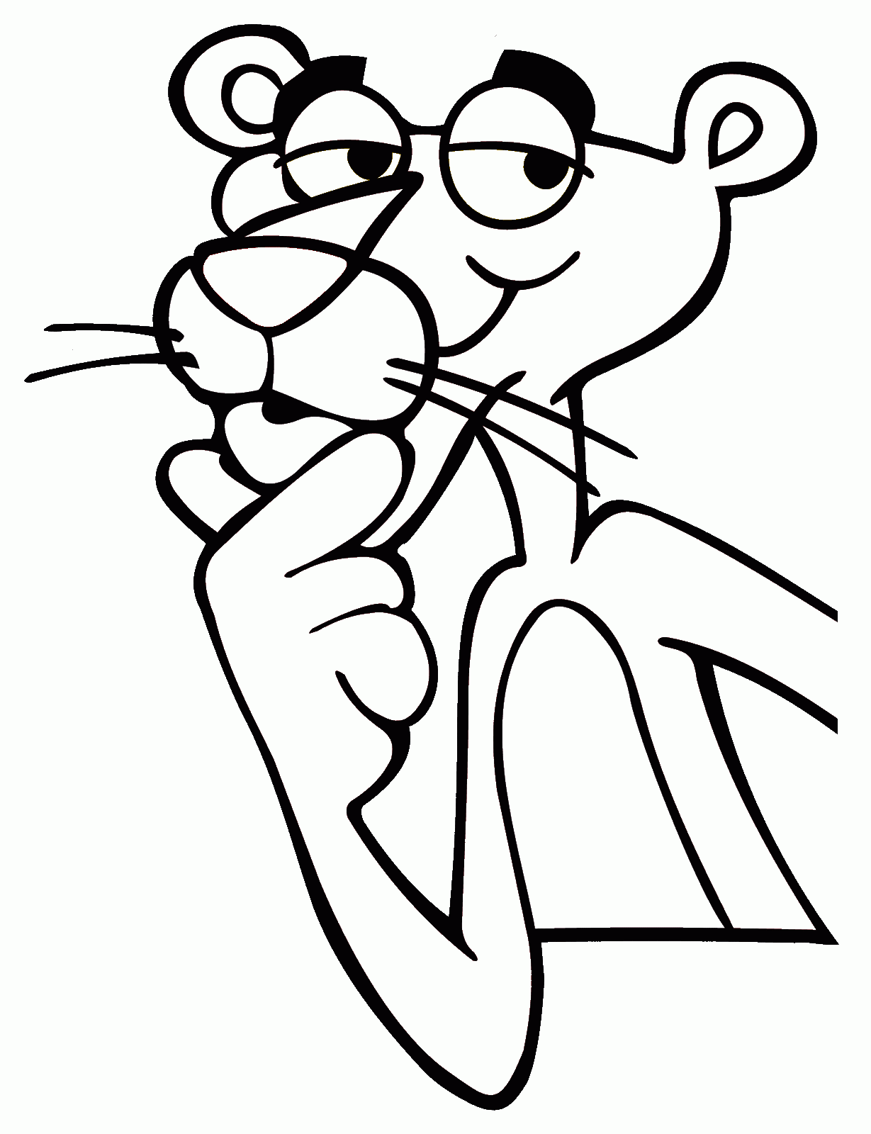 Pink Panther Coloring Pages TV Film pink_panther_cl_01 Printable 2020 06255 Coloring4free