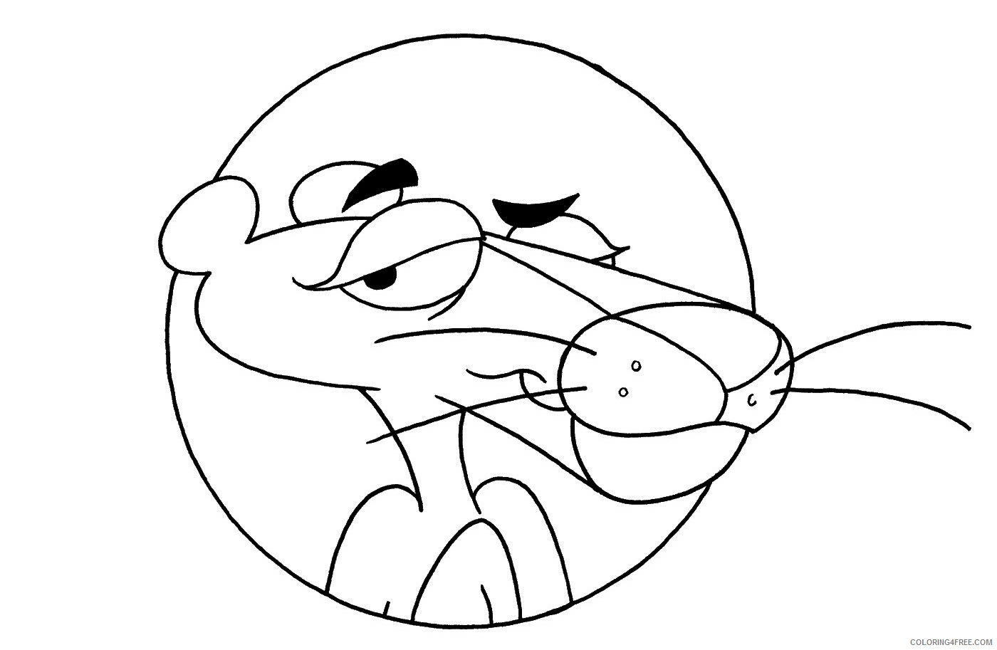 Pink Panther Coloring Pages TV Film pink_panther_cl_02 Printable 2020 06256 Coloring4free