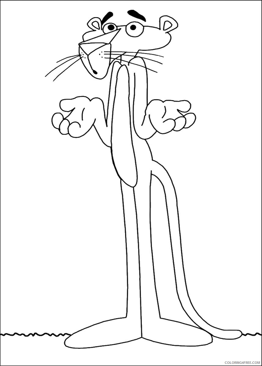 Pink Panther Coloring Pages TV Film pink_panther_cl_05 Printable 2020 06259 Coloring4free