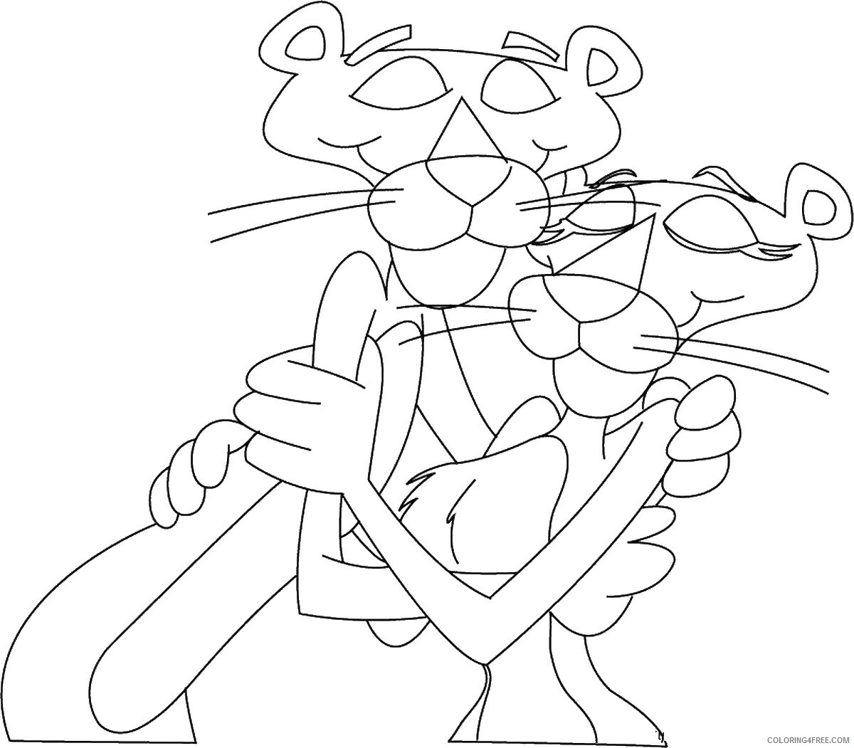 Pink Panther Coloring Pages TV Film pink_panther_cl_06 Printable 2020 06260 Coloring4free
