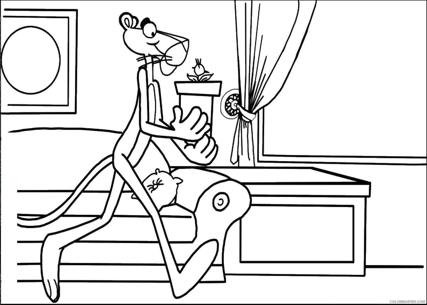 Pink Panther Coloring Pages TV Film pink_panther_cl_10 Printable 2020 06263 Coloring4free