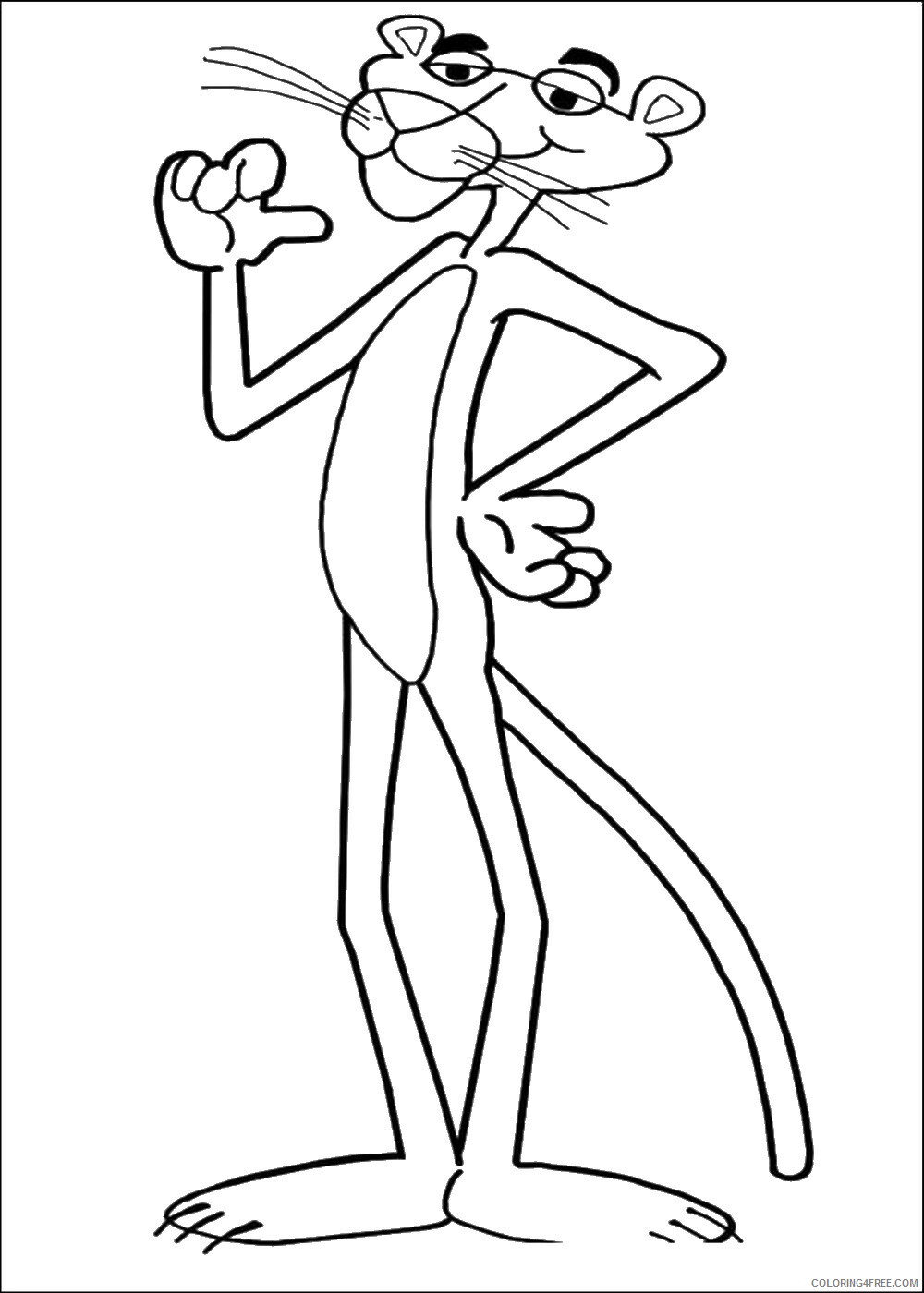 Pink Panther Coloring Pages TV Film pink_panther_cl_16 Printable 2020 06269 Coloring4free