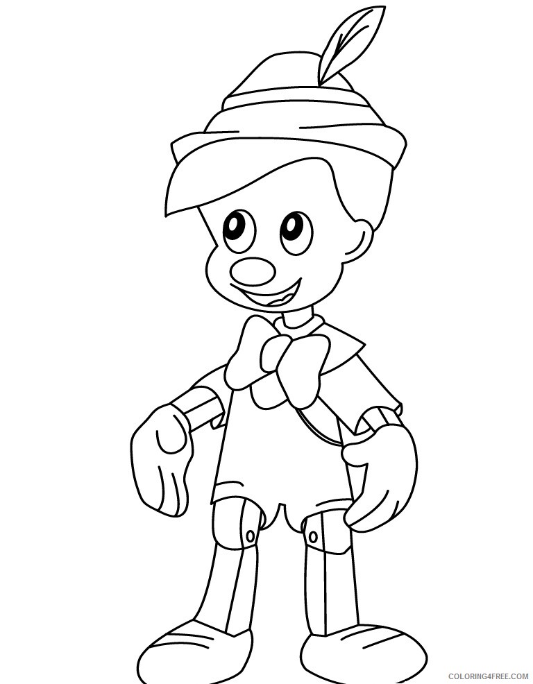 Pinocchio Coloring Pages TV Film Free Pinocchio 2 Printable 2020 06322 Coloring4free