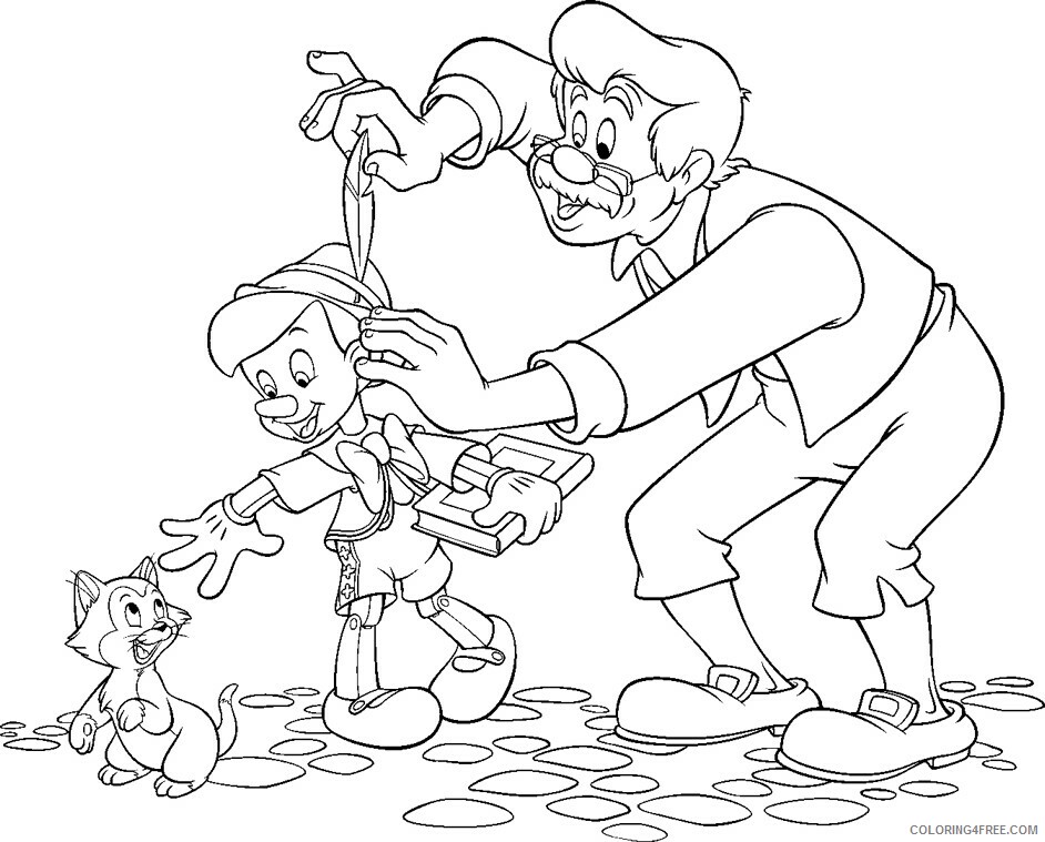 Pinocchio Coloring Pages TV Film Free Pinocchio Printable 2020 06317 Coloring4free