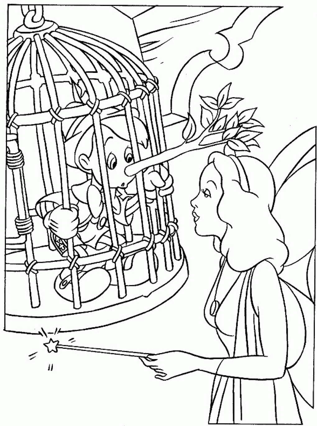 Pinocchio Coloring Pages TV Film Free of Pinocchio Printable 2020 06316 Coloring4free