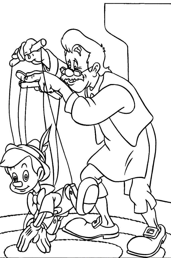 Pinocchio Coloring Pages TV Film Pinocchio Free Printable 2020 06390 Coloring4free