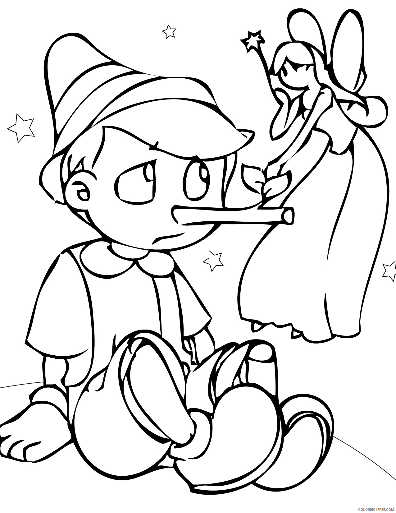 Pinocchio Coloring Pages TV Film Pinocchio Pictures Printable 2020 06393 Coloring4free