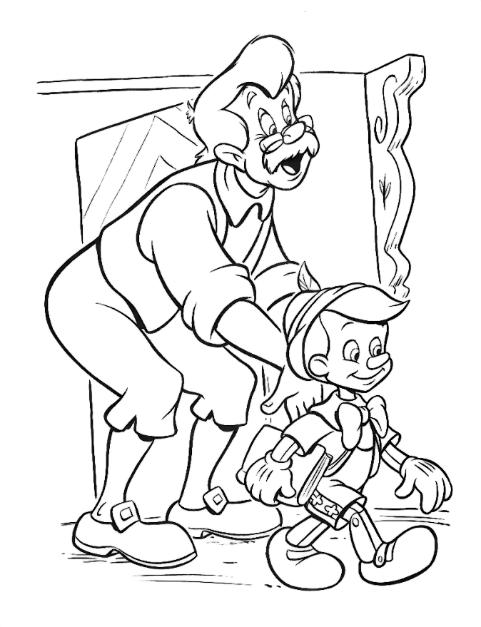 Pinocchio Coloring Pages TV Film Pinocchio Sheets Printable 2020 06394 Coloring4free