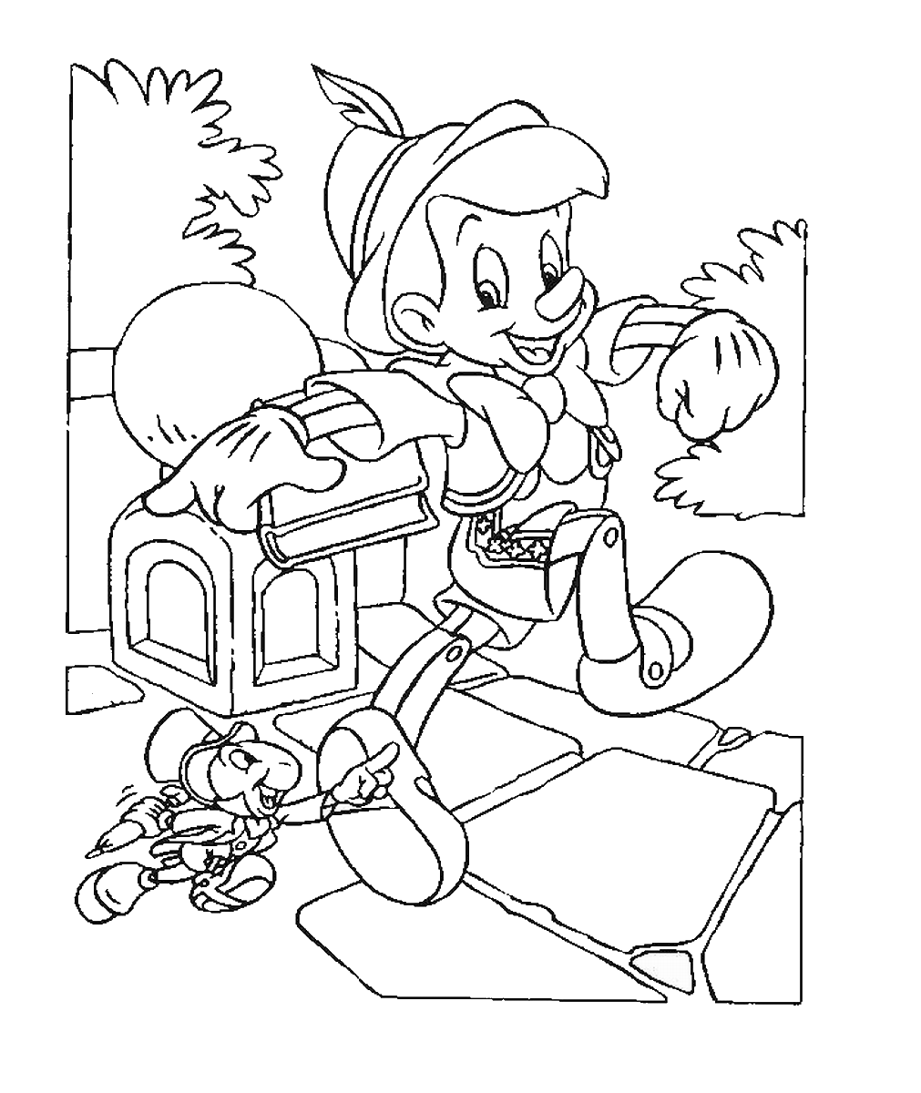 Pinocchio Coloring Pages TV Film Pinocchio_coloring_10 Printable 2020 06327 Coloring4free