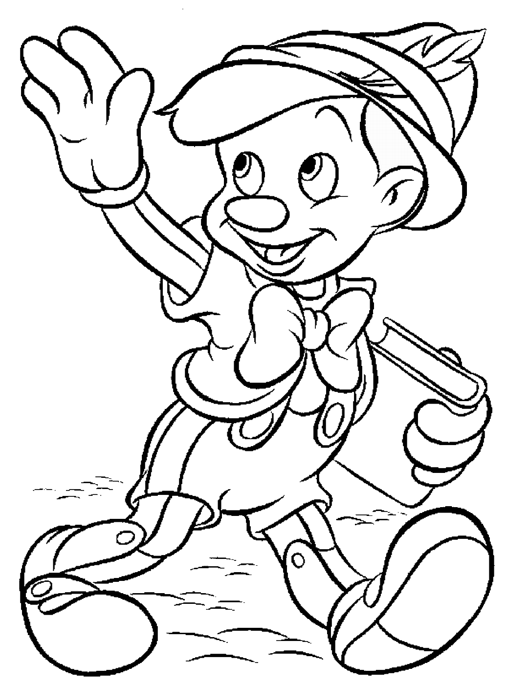 Pinocchio Coloring Pages TV Film Pinocchio_coloring_16 Printable 2020 06328 Coloring4free