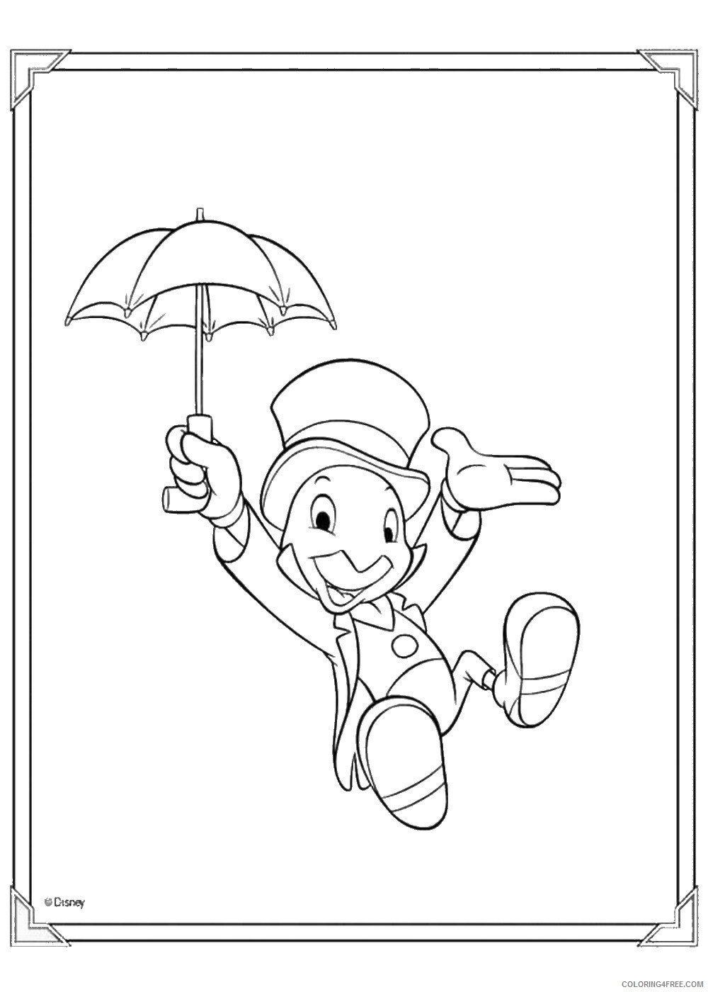 Pinocchio Coloring Pages TV Film Pinocchio_coloring_17 Printable 2020 06329 Coloring4free