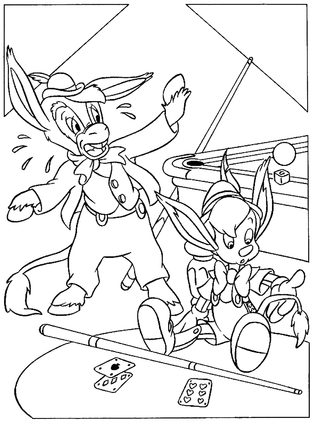 Pinocchio Coloring Pages TV Film Pinocchio_coloring_5 Printable 2020 06335 Coloring4free