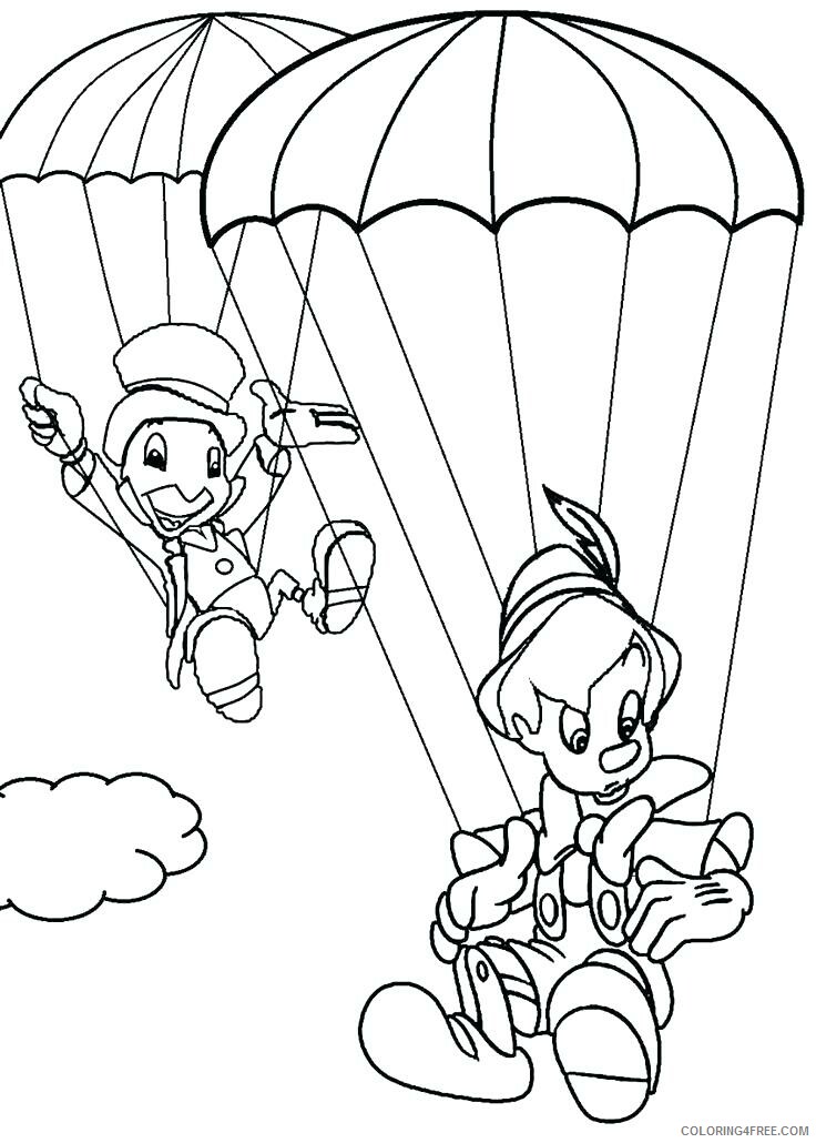 Pinocchio Coloring Pages TV Film for kids characters story 2020 06309 Coloring4free
