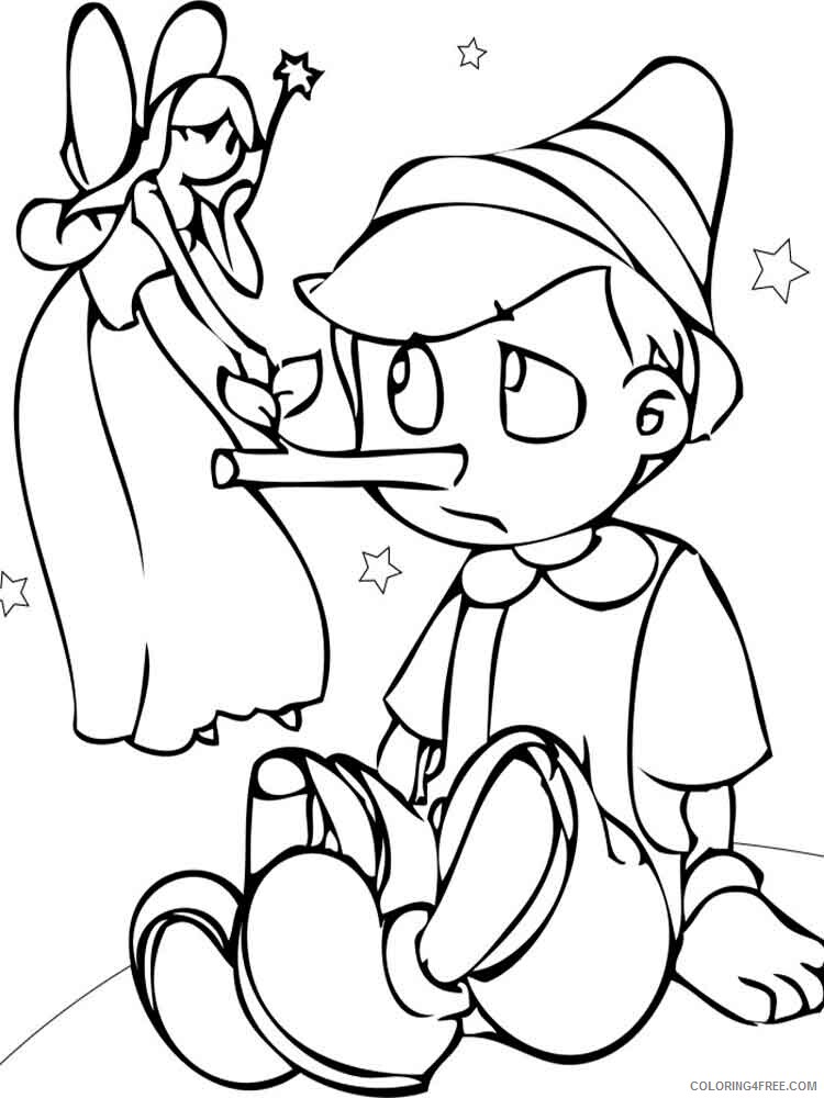 Pinocchio Coloring Pages TV Film pinocchio 1 Printable 2020 06357 Coloring4free
