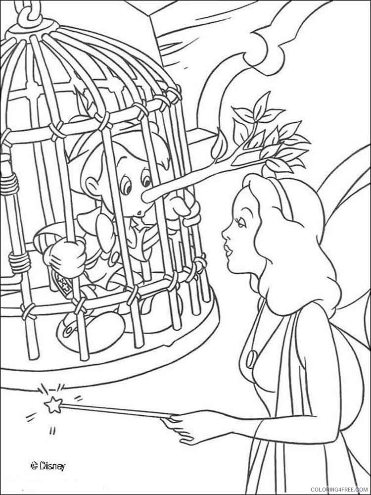Pinocchio Coloring Pages TV Film pinocchio 11 Printable 2020 06359 Coloring4free