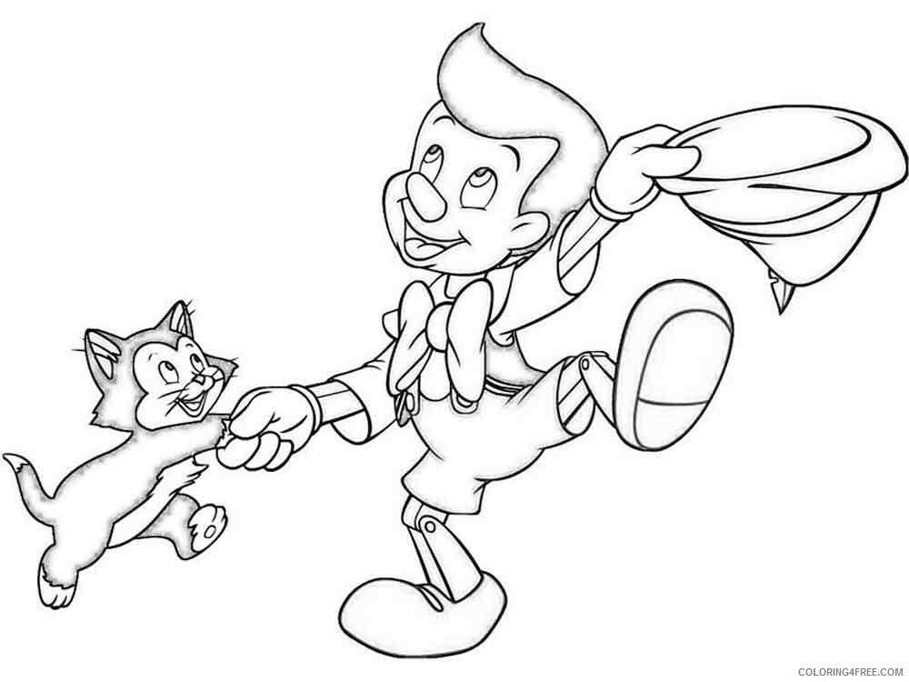 Pinocchio Coloring Pages TV Film pinocchio 16 Printable 2020 06364 Coloring4free