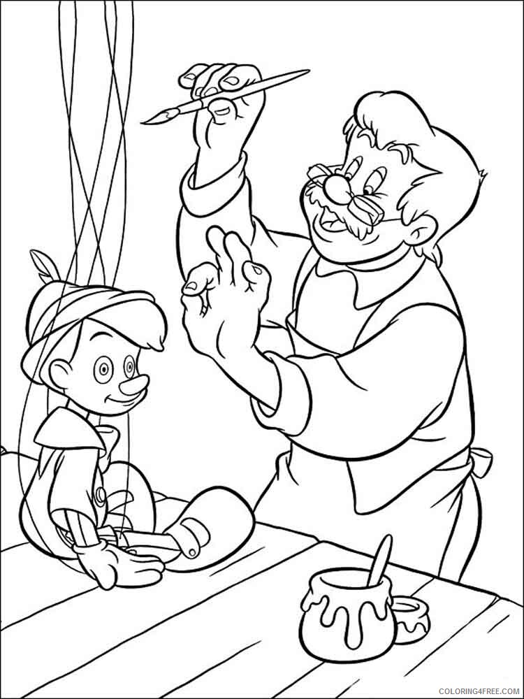 Pinocchio Coloring Pages TV Film pinocchio 22 Printable 2020 06369 Coloring4free