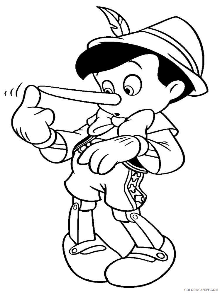Pinocchio Coloring Pages TV Film pinocchio 27 Printable 2020 06373 Coloring4free