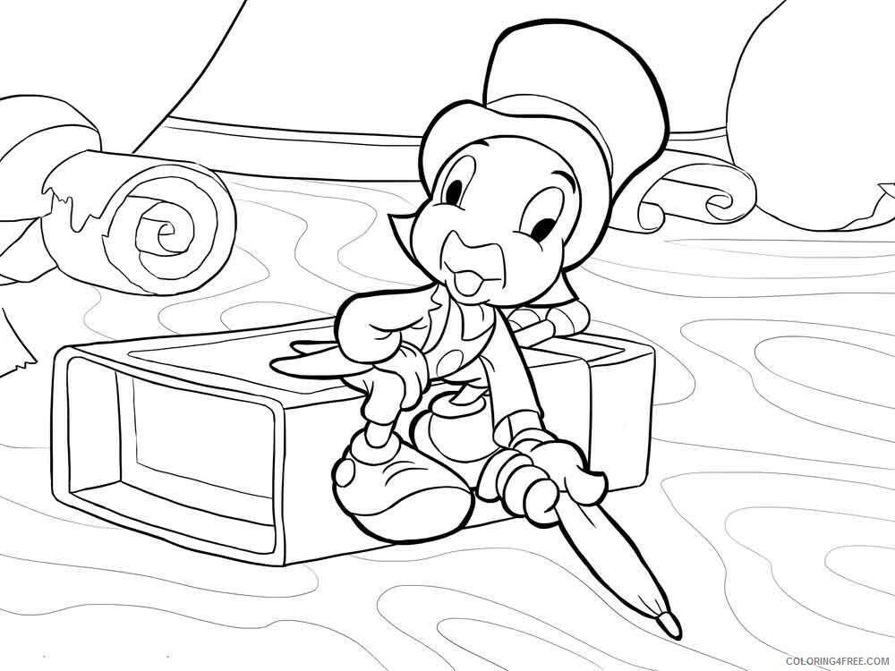 Pinocchio Coloring Pages TV Film pinocchio 6 Printable 2020 06380 Coloring4free