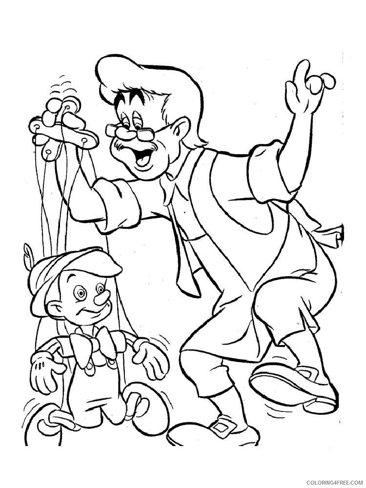 Pinocchio Coloring Pages TV Film pinocchio 9 Printable 2020 06386 Coloring4free