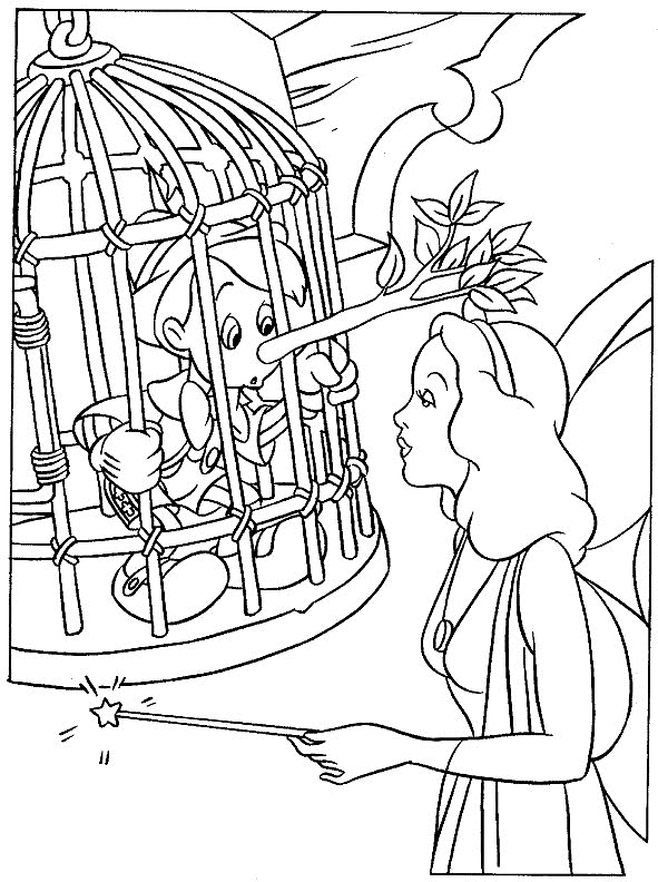 Pinocchio Coloring Pages TV Film pinocchio IGPrF Printable 2020 06345 Coloring4free