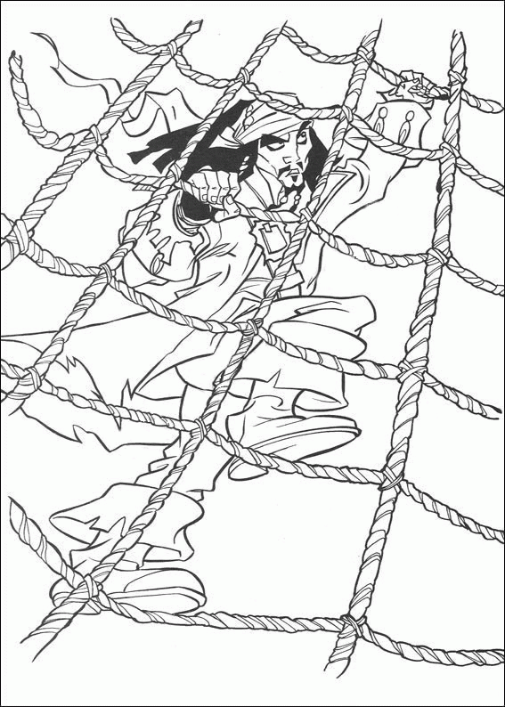 Pirates of the Caribbean Coloring Pages TV Film Printable 2020 06411 Coloring4free