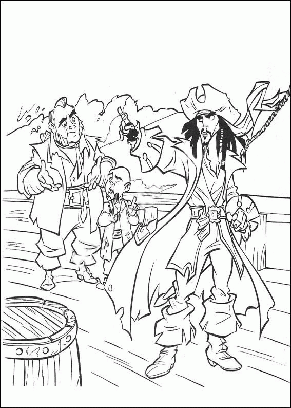 Pirates of the Caribbean Coloring Pages TV Film Printable 2020 06413 Coloring4free