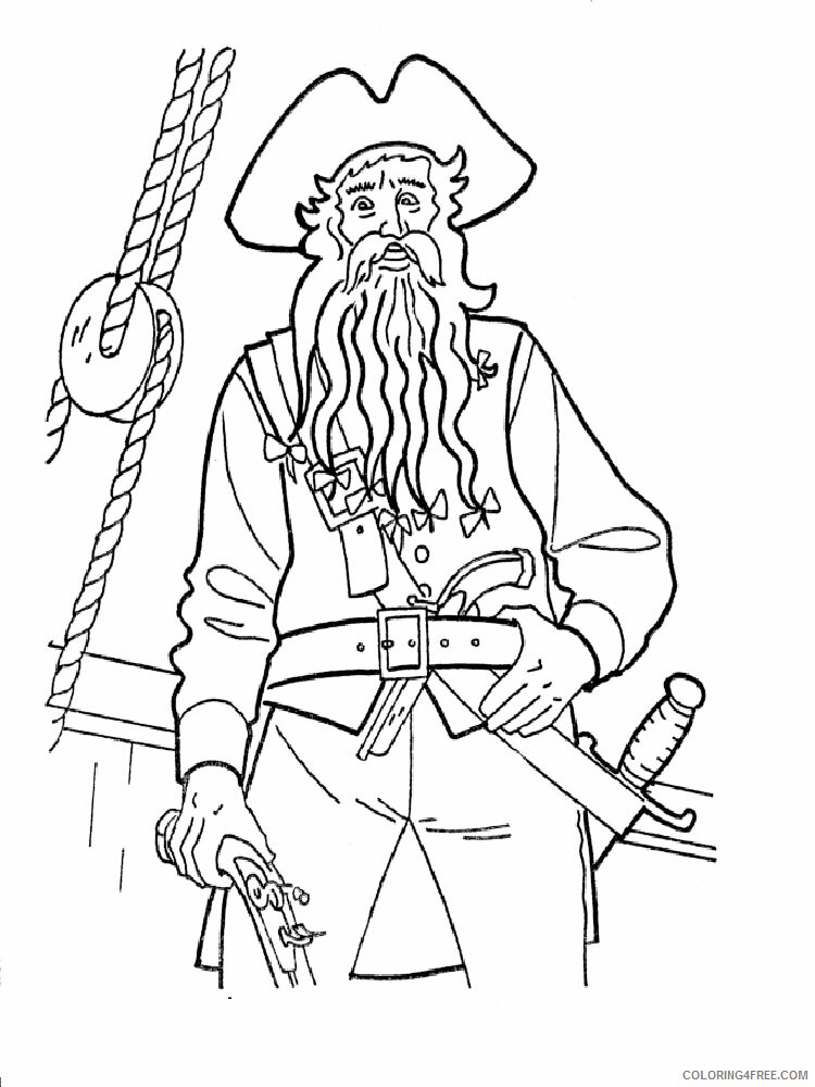 Pirates of the Caribbean Coloring Pages TV Film Printable 2020 06429 Coloring4free