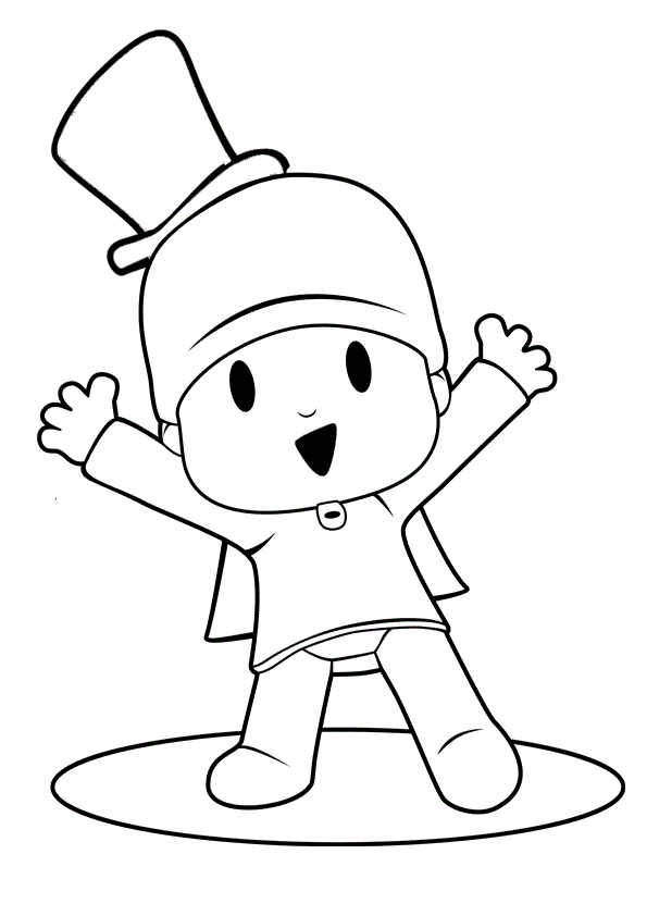 Pocoyo Coloring Pages TV Film Pocoyo Images Printable 2020 06513 Coloring4free