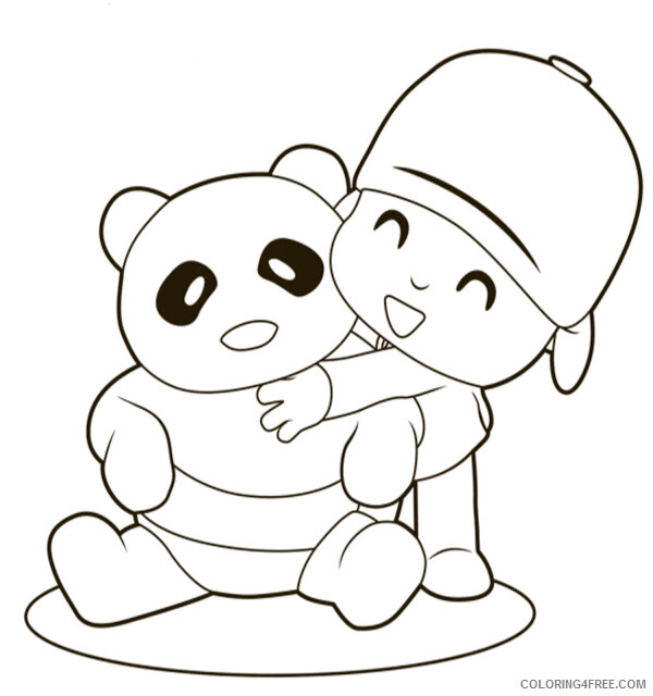 Pocoyo Coloring Pages TV Film Printable Pocoyo For Kids Printable 2020 06530 Coloring4free