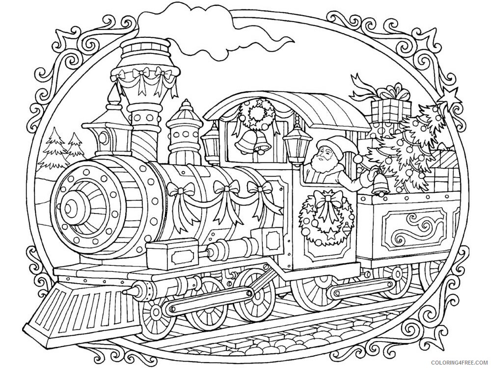 Polar Express Coloring Pages TV Film Polar Express 6 Printable 2020 06543 Coloring4free