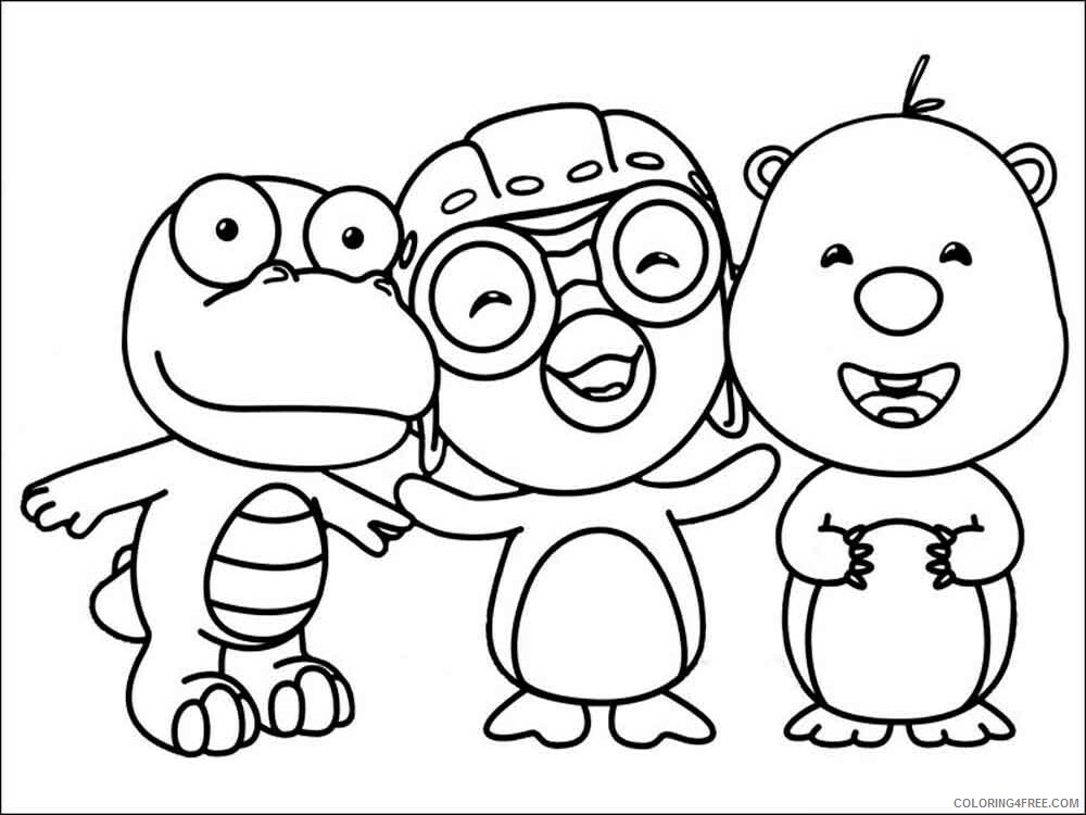 Pororo the Little Penguin Coloring Pages TV Film Printable 2020 06562 Coloring4free