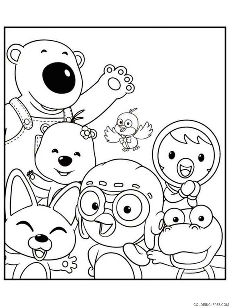 Pororo the Little Penguin Coloring Pages TV Film Printable 2020 06569 Coloring4free