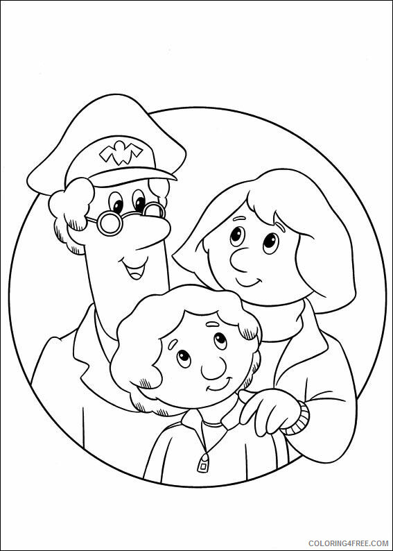 Postman Pat Coloring Pages TV Film postbote pat zR1WY Printable 2020 06585 Coloring4free