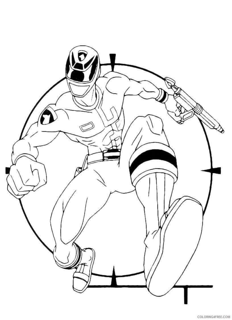 Power Rangers Coloring Pages TV Film Dino Thunder Printable 2020 06711 Coloring4free