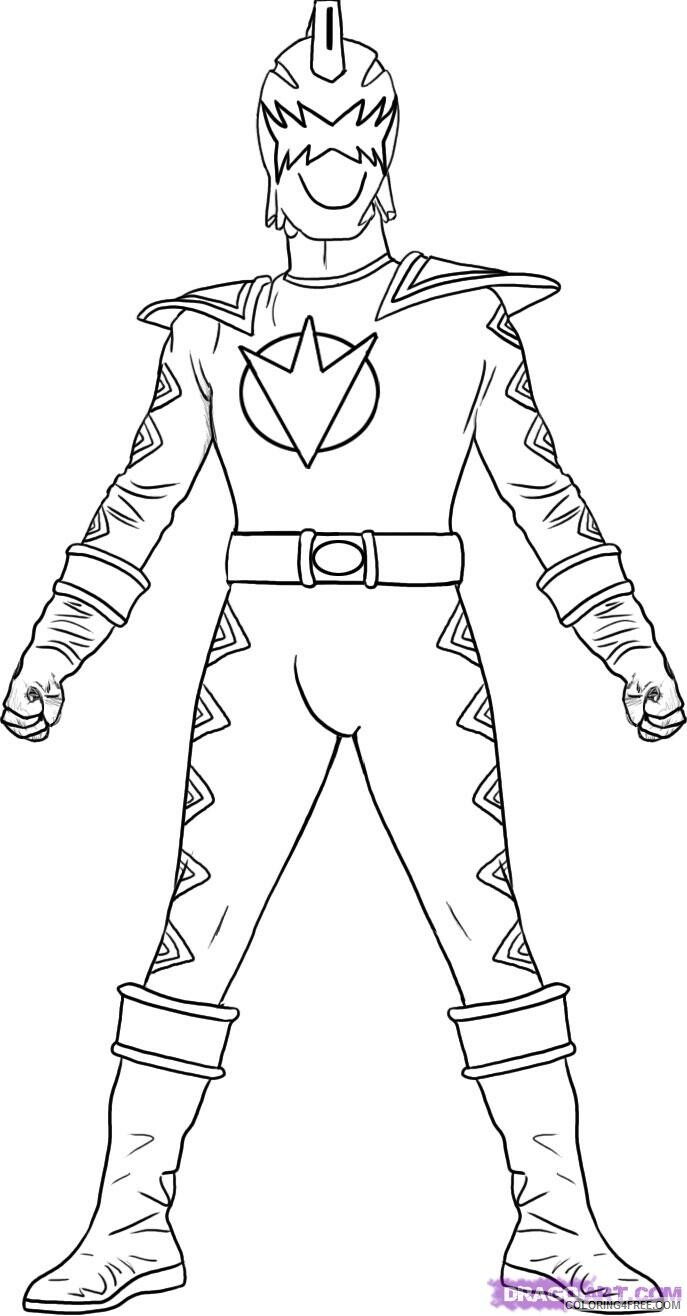 Power Rangers Coloring Pages TV Film Power Ranger Printable 2020 06705 Coloring4free