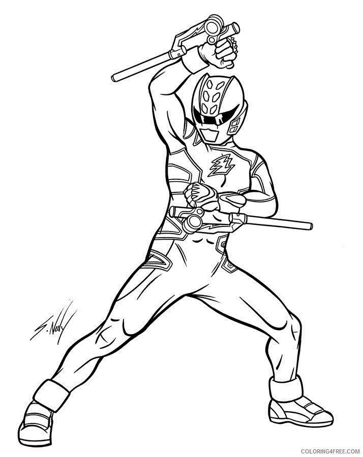 Power Rangers Coloring Pages TV Film Power Ranger To Print Printable 2020 06709 Coloring4free