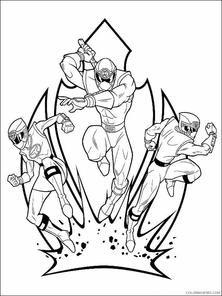 Power Rangers Coloring Pages TV Film Power Rangers 11 Printable 2020 06747 Coloring4free