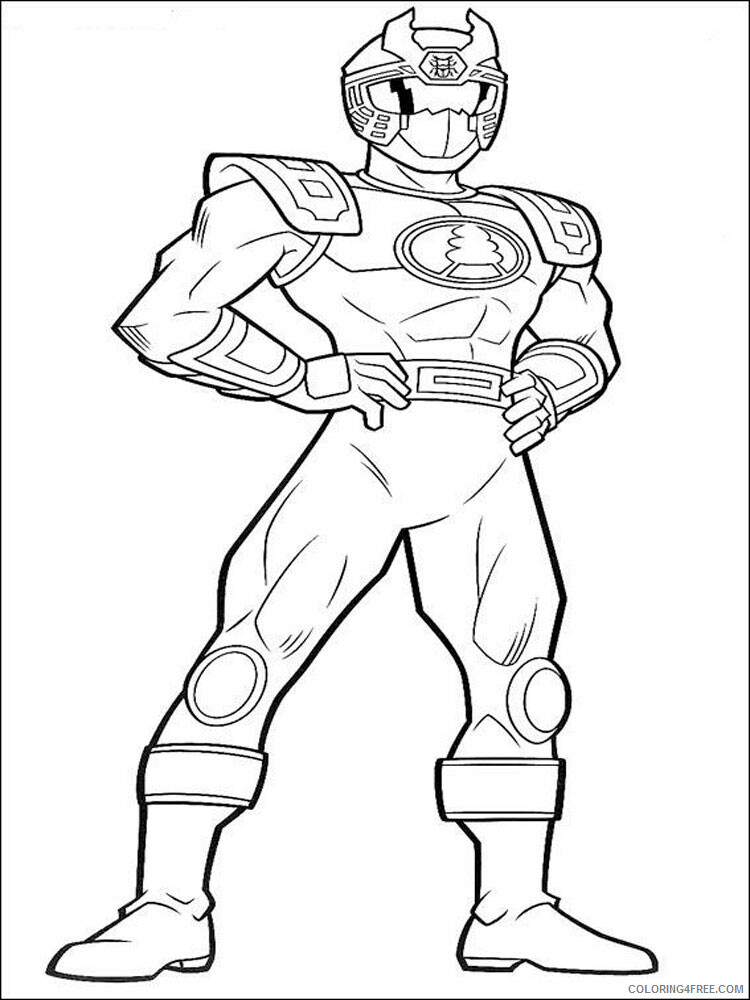 Power Rangers Coloring Pages TV Film Power Rangers 12 Printable 2020 06749 Coloring4free