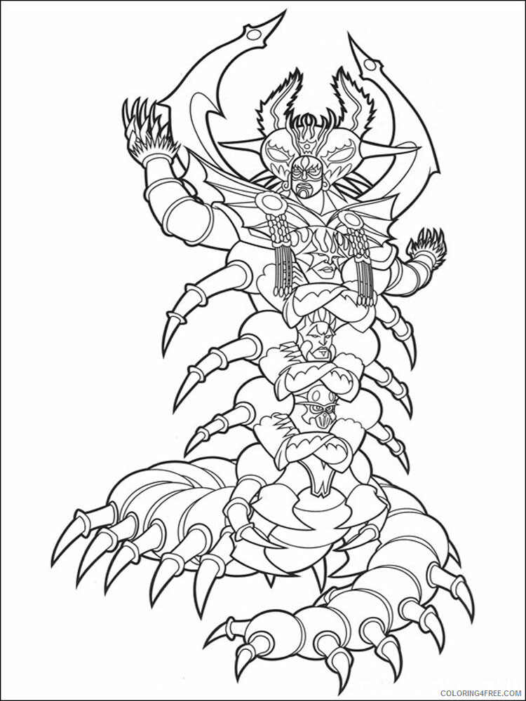 Power Rangers Coloring Pages TV Film Power Rangers 14 Printable 2020 06752 Coloring4free