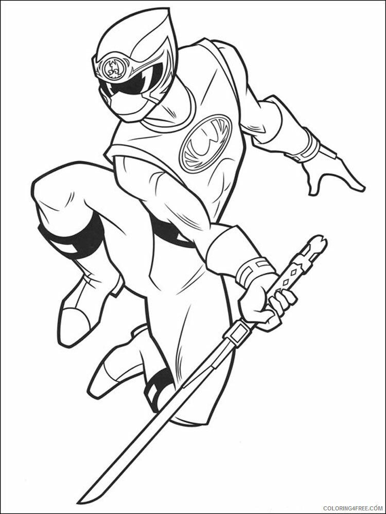Power Rangers Coloring Pages TV Film Power Rangers 16 Printable 2020 06755 Coloring4free