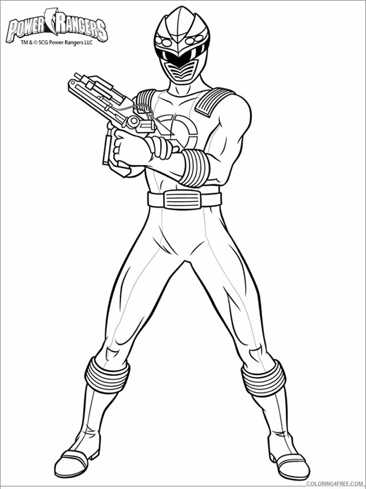 Power Rangers Coloring Pages TV Film Power Rangers 17 Printable 2020 06757 Coloring4free