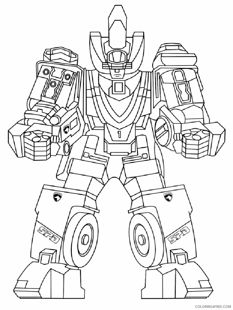Power Rangers Coloring Pages TV Film Power Rangers 19 Printable 2020 06760 Coloring4free