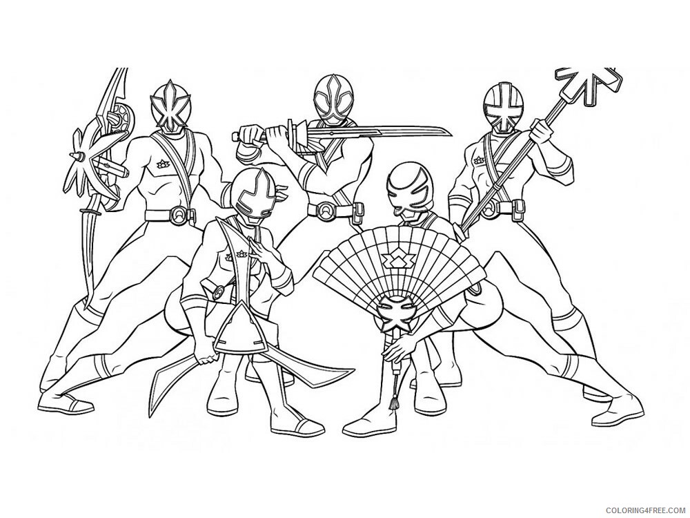 Power Rangers Coloring Pages TV Film Power Rangers 20 Printable 2020 06764 Coloring4free