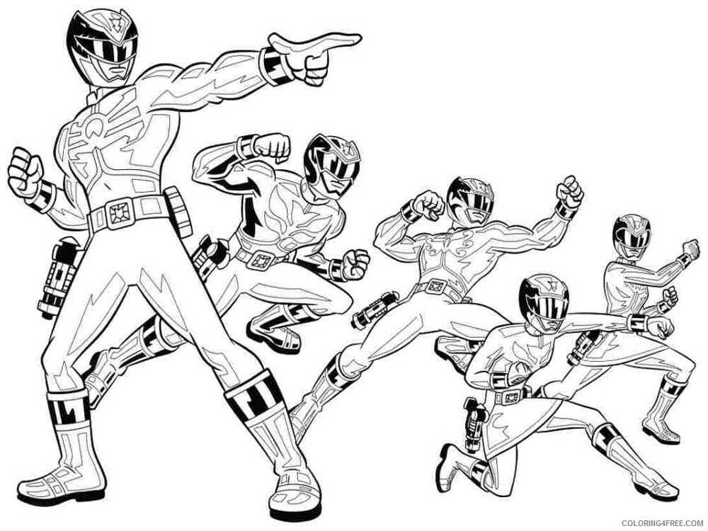 Power Rangers Coloring Pages TV Film Power Rangers 21 Printable 2020 06766 Coloring4free
