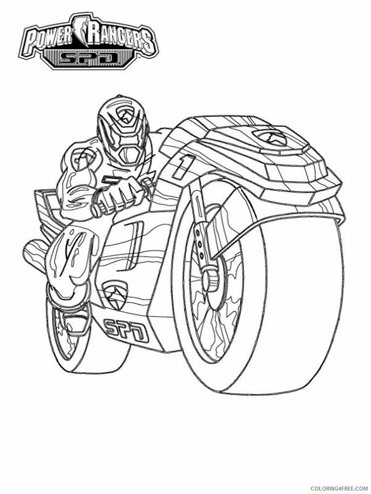 Power Rangers Coloring Pages TV Film Power Rangers 23 Printable 2020 06770 Coloring4free